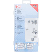Assortiment de tarauds | autocoupants | 32 pièces