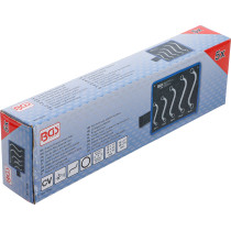 Jeu de clés à œil doubles | en S | 10 x 11 - 18 x 19 mm | 5 pièces