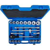 Coffret de douilles douze pans | 20 mm (3/4") | 21 pièces