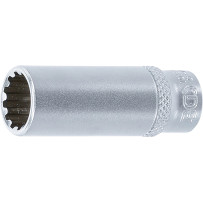 Douille pour clé, Gear Lock, longue | 6,3 mm (1/4") | 12 mm
