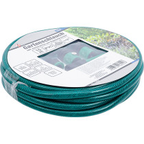 Tuyau d’arrosage | PVC | avec pulvérisateur de jardin et raccord d’accouplement | 15 m | 6 pièces