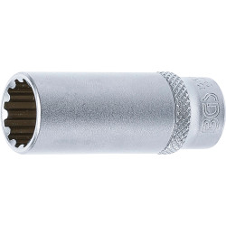 Douille pour clé, Gear Lock, longue | 6,3 mm (1/4") | 13 mm