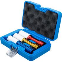 Jeu de douilles de puissance avec protection | 12,5 mm (1/2") | longueur 150 mm | 17 / 19 / 21 mm | 3 pièces