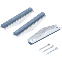 Pierres de rechange pour art. 1157 | mâchoires 100 mm | K 280 | 3 pièces
