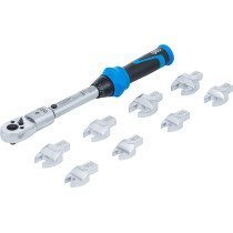 Jeu de clés dynamométriques | pour outils enfichables de 9 x 12 mm | 6 - 30 Nm | 10 pièces