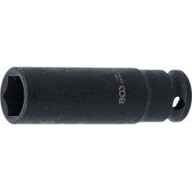 Douille à choc, six pans, longue | 6,3 mm (1/4") | 10 mm