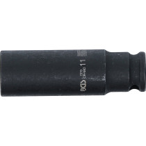 Douille à choc, six pans, longue | 6,3 mm (1/4") | 11 mm