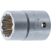 Douille pour clé, douze pans | 20 mm (3/4") | 24 mm
