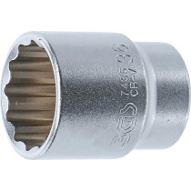 Douille pour clé, douze pans | 20 mm (3/4") | 36 mm