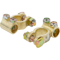 Assortiment de bornes polaires rondes pour batterie