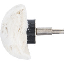 Tête de polissage | forme de champignon | empreinte six pans mâle, 6,3 mm (1/4")