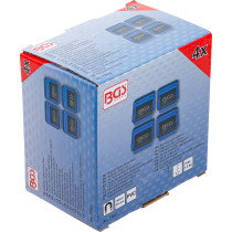 Jeu de coupelles magnétiques | silicone | pliable | 115 x 115 x 50 mm | 4 pièces
