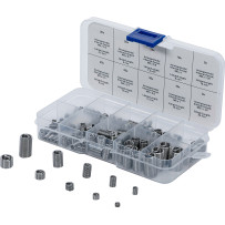 Assortiment d’embouts de réparation de filetages | acier inoxydable | 150 pcs.