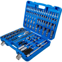 Coffret de Douilles à profil ondulé | 6,3 mm (1/4") / 12,5 mm (1/2") | 150 pièces