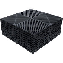 Jeu de carreaux en plastique | système de clic | 400 x 400 x 18 mm | 10 pcs.