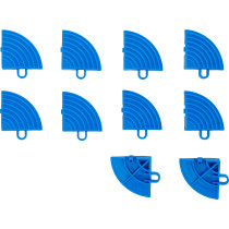 Kit d’éléments d’angle de carreaux en plastique | système de clic | 57 x 57 x 18 mm | 10 pcs.