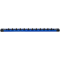 Rail de support pour 12 douilles de clé à douille | aimanté | pour 6,3 mm (1/4")