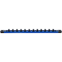 Rail de support pour 12 douilles de clé à douille | aimanté | pour 10 mm (3/8")