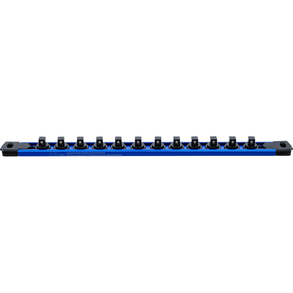 Rail de support pour 12 douilles de clé à douille | aimanté | pour 10 mm (3/8")