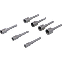 Jeu d’extracteurs de vis et écrous | entraînement six pans mâle 6,3 mm (1/4") | pour perceuses | 7 pcs.