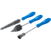 Jeu de brosses de nettoyage d’injecteur diesel | 3 pcs.