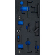 Insert de servante d'atelier 1/3 : Coffret de calage | pour PSA 1.0 EB0 / 1.2 EB2 essence