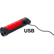 Baladeuse pliable à accu | COB-LED | 6,5 W | avec station de recharge