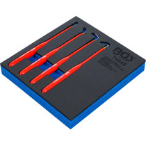 Insert de servante d’atelier 1/6 : Jeu de crochets | isolées | 180 mm | 4 pcs.