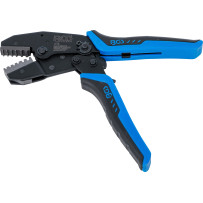 Pince à sertir et dénuder avec fonction cliquet | pour cosses de câble 0,5 - 4 mm²