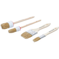 Jeu de pinceaux plats / annulaires | 4 pcs.