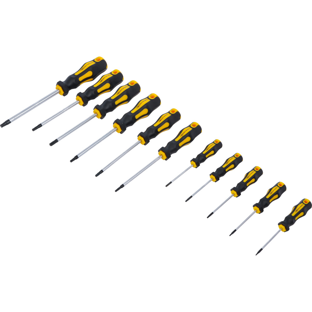 Jeu de tournevis | profil en T (pour Torx) T6 - T40 | 11 pièces