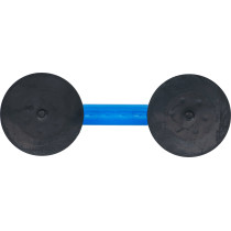 Double ventouse caoutchouc | ABS | Ø 120 mm | 325 mm