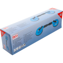 Doubles ventouse caoutchouc | ABS | à tête flexible | Ø 120 mm | 390 mm