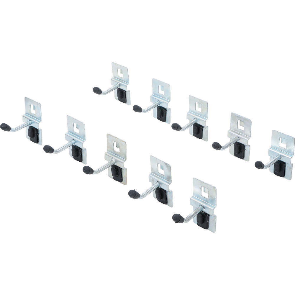 Jeu de crochets simples | 40 mm | pour système mural | 10 pcs.