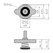 Adaptateur no 4 pour Art. 8027, 8098 | pour Ford, Honda, Hyundai, Lexus, Mazda, Mercedes-Benz, Mitsubishi, Nissan, Peugeot, Suba