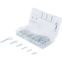 Assortiment de goupilles à ressort | Ø 2,4 - 4,0 mm | 150 pièces