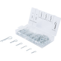 Assortiment de goupilles à ressort | Ø 2,4 - 4,0 mm | 150 pièces