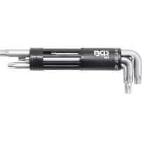 Jeu de clés allen | extra longues | Profil T (pour Torx) avec perçage T10 - T50 | 8 pièces