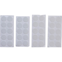 Points auto-agrippants | autocollants | blanc | 40 pièces