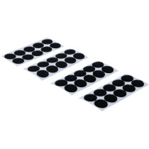 Points auto-agrippants | autocollants | noir | 40 pièces