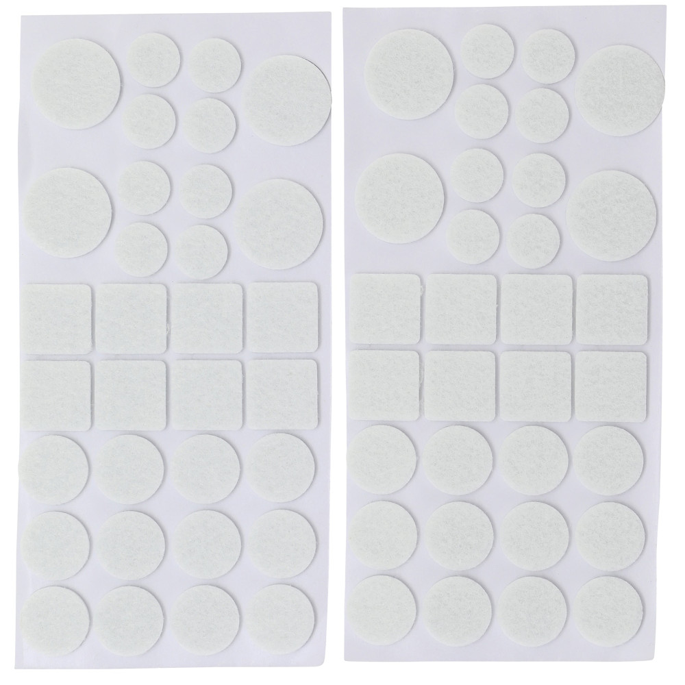 Jeu de protections antidérapants | blanc | 64 pièces
