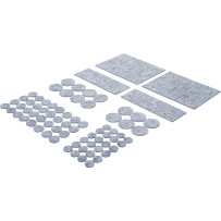 Jeu de protections antidérapants | gris tacheté | 80 pièces