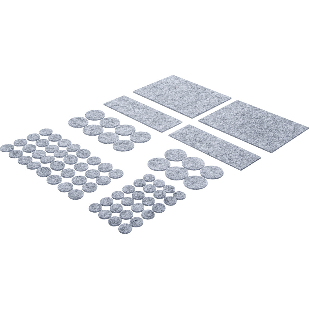 Jeu de protections antidérapants | gris tacheté | 80 pièces