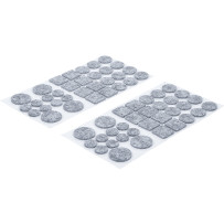 Jeu de protections antidérapants | gris tacheté | 64 pièces