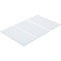 Patin en feutre | plaques | blanc | 100 x 200 mm | 3 pièces