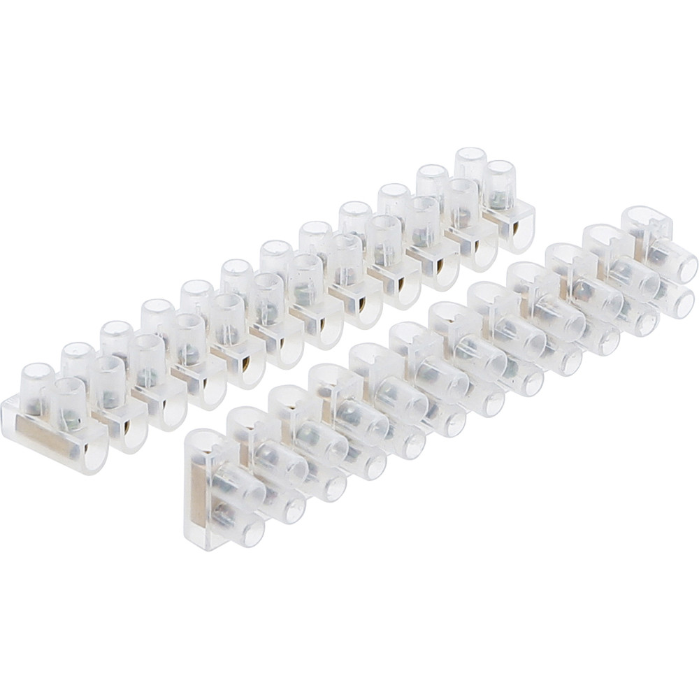 Borniers | 2,5 mm² | 3 Amp. | 2 pièces | bloc de 12