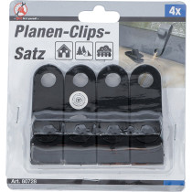 Jeu de clips de bâche | 4 pièces