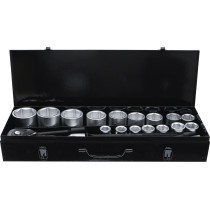 Coffret de douilles | 20 mm (3/4") | 19 - 50 mm | 20 pièces