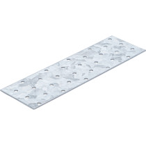 Tôle d'acier perforée | 200 x 60 x 2 mm