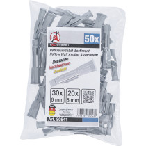 Assortiment de chevilles pour espaces creux | 50 pièces
